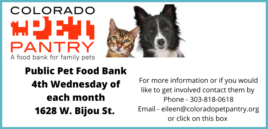 Public Pet Food Bank Westside Community Center Pet Pantry